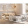 Cama Infantil Montessoriana Queen Cor Branco Nemargi - 1