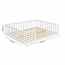 Ver imagem 3 de Cama Infantil Montessoriana Queen Cor Branco Nemargi