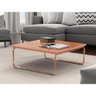 Mesa de Centro Kairos Pé Cobre Bisart Decor Cor:coral - 1