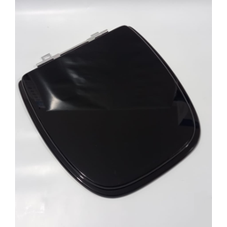 Tampa De Vaso Sanitário Laqueado Fit / Versato Celite Preto - 2