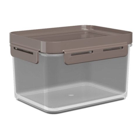 Pote Hermético Flap 18,5 X 14,5 X 11 Cm 1,5 L - Cinza
