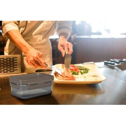 Pote Hermético Flap 18,5 X 14,5 X 11 Cm 1,5 L - Cinza - 2