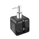Ver imagem 1 de Porta Sabonete Líquido 330Ml Cube - Fumê 7760 Outlet