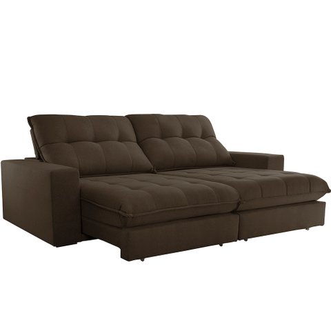 Sofa Retrátil Dublin 2,30m Mola Ensacada 04 Lugares Txr