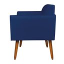 Ver imagem 4 de Namoradeira Marisa Suede Pés Palito Castanho D'Rossi - Azul Marinho