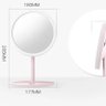 Espelho Maquiagem Led Ring Light Touch Makeup Mirror Face - 3