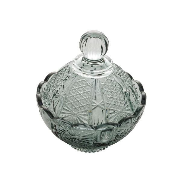 Potiche Decorativa Cristal Princess Verde 11X11Cm - Wolff - 2