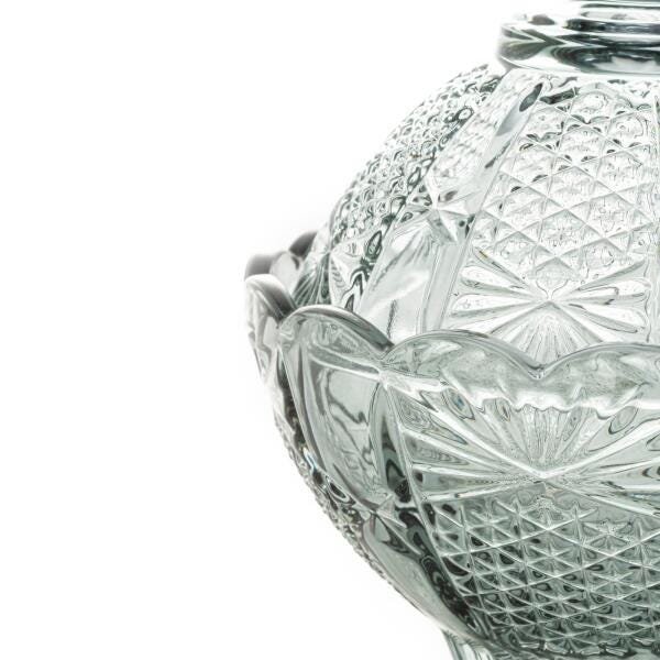 Potiche Decorativa Cristal Princess Verde 11X11Cm - Wolff - 4