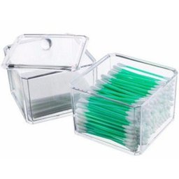 Potes Porta Algodão E Cotonete De Acrílico Organizador 41 - 9