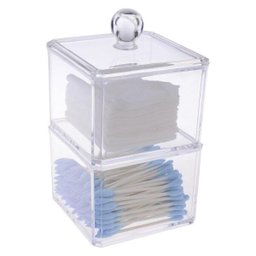 Potes Porta Algodão E Cotonete De Acrílico Organizador 41 - 8