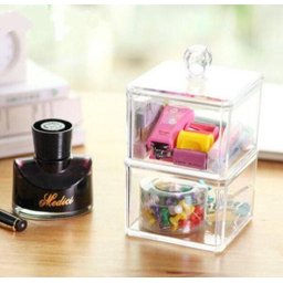 Potes Porta Algodão E Cotonete De Acrílico Organizador 41 - 2