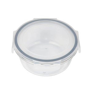 Pote Refratário Redondo com Tampa 800ml Mor Glass Forno Micro-ondas e Freezer