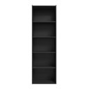 Ver imagem 3 de Estante Livreiro 4 Prateleiras Luiza Preto REAJL Moveis