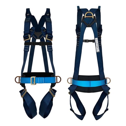 Cinturão Segurança Paraquedista 4 Pontos Blue Line 2a 1p 1s:azul