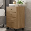 Ver imagem 2 de Mesa de Cabeceira 04 Gavetas Presence 9070 Amendola Touch Demobile