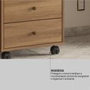 Ver imagem 6 de Mesa de Cabeceira 04 Gavetas Presence 9070 Amendola Touch Demobile