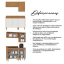 Ver imagem 5 de Kit Cozinha Modulada Paris 6 Portas com Balcão para Cooktop Freijó/Branco