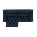 Ver imagem 3 de Sofá Retrátil Reclinável Alion Plus 2,10m Suede Petróleo - Xflex Sofas