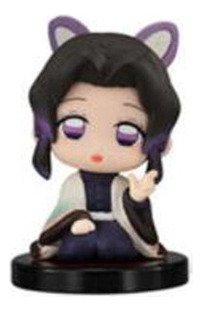 Boneco Demon Slayer Kimetsu no Yaiba Miniatura 5cm Csuporte