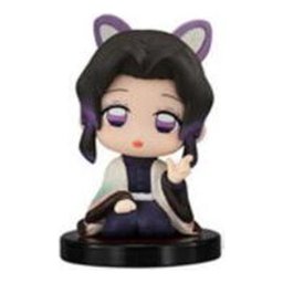 Boneco Demon Slayer Kimetsu no Yaiba Miniatura 5cm Csuporte - 1