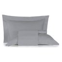 Ver imagem 1 de Jogo de Cama 100% Algodão Queen Size Liso 180 Fios Nova América:cinza