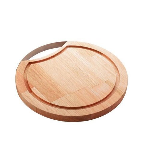 Tábua Madeira Liptus Com Alça Inox 28X2Cm - Woodart
