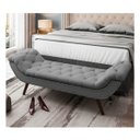 Ver imagem 2 de Recamier Divã Odessa P04 195 cm Suede - ADJ Decor - Cinza TCA 940