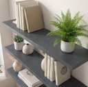 Ver imagem 4 de Kit 3 Prateleiras 60x20cm em Mdp com Suporte Invisível Preto