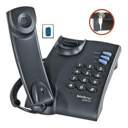 Aparelho Telefone Fixo 2 Tipos Toque, Flash Rediscar e Mudo - 5