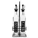 Ver imagem 5 de Conjunto Galheteiro para Azeite e Vinagre 2 Garrafas com Suporte 270ml em Casa Tem