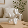 Estatua Cachorro Balão Balloon Dog 3d - Branco - 15cm - 3