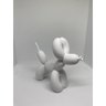 Estatua Cachorro Balão Balloon Dog 3d - Branco - 15cm - 1