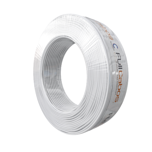 Fio Cordão Paralelo 2X0,75Mm Branco Rolo Com 100 Metros - 2