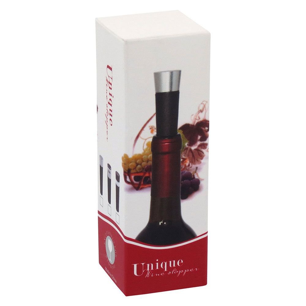 Ver imagem 3 de Tampa para Vinho em Alumínio Vermelho Tauari a Vácuo 9x3cm