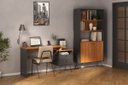 Ver imagem 1 de Conjunto Home Office: Escrivaninha 6142 e Estante 6195