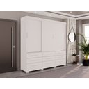 Ver imagem 6 de Guarda-roupa New Star 3 Portas 9 Gavetas 1,80 Salleto Branco