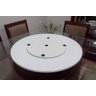 Prato Giratório Decorativo Mesa Sala Jantar 50cm Branco - 4