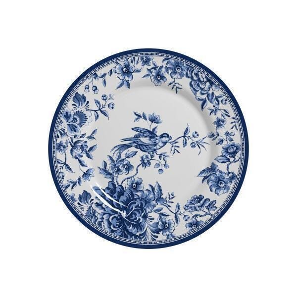 Prato De Parede Decorativo Bird-Blue 20 Cm Acompanha Suporte - 1