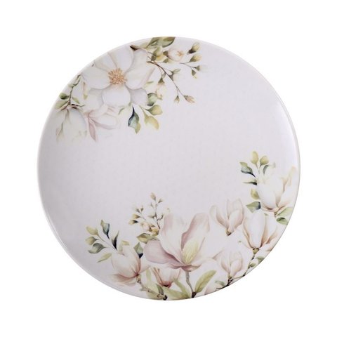 Prato Raso Magnólia em Porcelana Decorada 28 Cm Tramontina