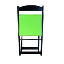 Ver imagem 4 de Conjunto Mesa Dobrável com 4 Cadeiras Preto Estofado Verde Limão Kit Bar Restaurante