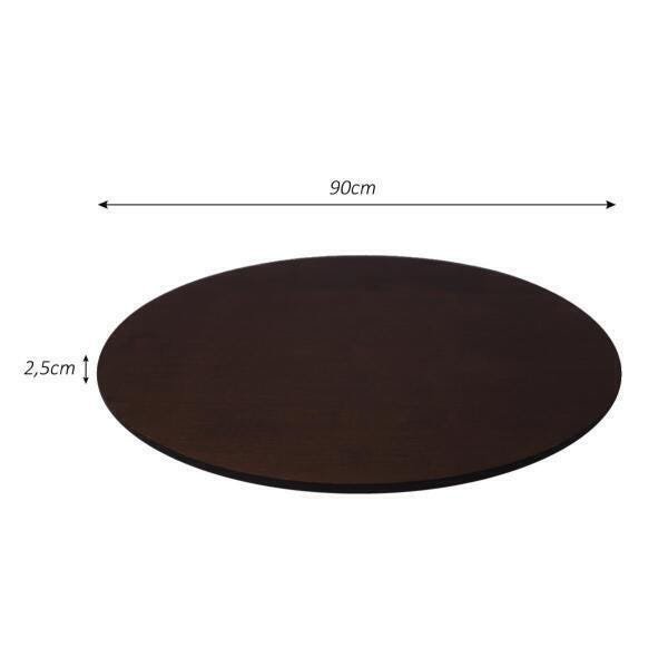 Prato Giratório Para Servir Na Mesa 90 Cm - Tabaco - 8