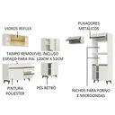 Ver imagem 5 de Armário de Cozinha Completa de Canto 402cm Branco Reims Madesa 02