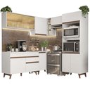 Ver imagem 3 de Armário de Cozinha Completa de Canto 402cm Branco Reims Madesa 02
