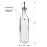 Kit 2 Garrafas de Vidro para Azeite ou Vinagre 270ml com Bico Dosador e Tampa Lyor - 3