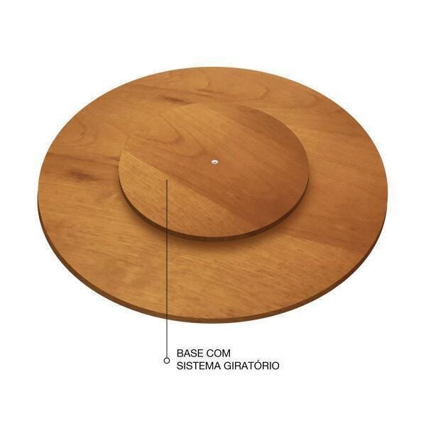 Prato Giratório Decorativo Para Cozinha 60 Cm Mel - 2