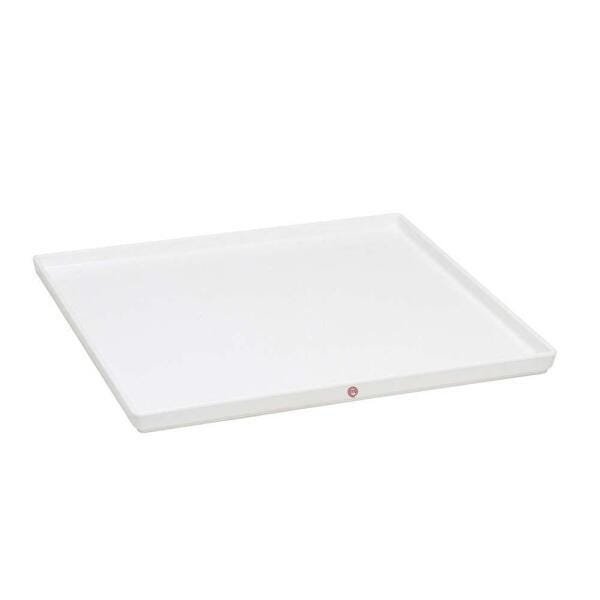 Prato Square Masterchef Vemplast 27X27 Polipropileno Branco