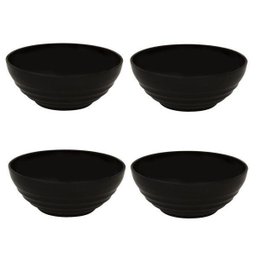 Conjunto Sopeira Oriental 1,2L Preto Com 4 Peças - 1