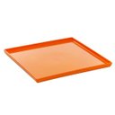 Ver imagem 1 de Prato Square Vemplast 27X27 Tropical Polipropileno Laranja