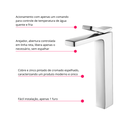 Ver mais imagens de Torneira Monocomando Cromada Bica Alta Luxo Banheiro Lavabo Pia Cuba Inovartte In57