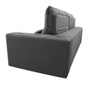 Ver imagem 5 de Sofá Retrátil Reclinável Islândia 2,30m Suede Velut Cinza Molas no Assento - King House